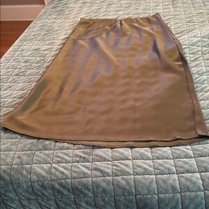 Elegant Olive Green Women's Skirt